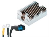 ACCEL Motorcycle Hybrid Design Electric Voltage Regulators 201124C Regulator, Design, Steel, Chrome, Harley-Davidson®, Each thumbnail 1