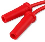 Accel Motorcycle Spark Plug Wire Sets 171117-R Wires, 8MM S/S WIRE 18 AND UP SOFTAIL -RED thumbnail 3