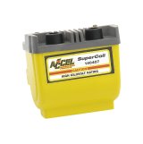 ACCEL Motorcycle Dual-Fire Super Coils 140407 Ignition Coil, Motorcycle, Dual Fire, Yellow, 2.3 Ohms Resistance, Electronic Ignition, Each thumbnail 1