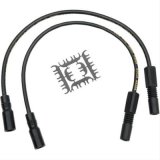 ACCEL Motorcycle 8mm S/S Custom Fit Ignition Wire Sets 171111K Spark Plug Wires, S/S, 8mm, Black Wire, Spiral Core, Harley-Davidson®, Pair thumbnail 3