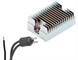 ACCEL Motorcycle Hybrid Design Electric Voltage Regulators 201123C Regulator, Design, Steel, Chrome, Harley-Davidson®, Each thumbnail 1