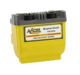 ACCEL Motorcycle Dual-Fire Super Coils 140406 Ignition Coil, Motorcycle, Dual Fire, Yellow/Gray, 4.7 Ohms Resistance, Points Ignition, Each thumbnail 1