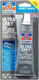 Permatex Ultra Grey RTV Silicone Gasket Maker 82194 599BR "Ultra Grey" thumbnail 3