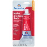 Permatex Muffler and Tailpipe Sealer 80335 Sealant, Exhaust, 2,000 degree F Max. Temperature, 3 oz., Each thumbnail 1