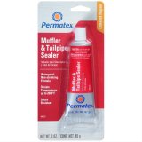 Permatex Muffler and Tailpipe Sealer 80335 Sealant, Exhaust, 2,000 degree F Max. Temperature, 3 oz., Each thumbnail 2