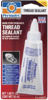 Permatex High Performance Thread Sealant 56521 Sealant, Tube, 1.69 oz., Each thumbnail 2