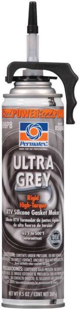 Permatex Ultra Grey RTV Silicone Gasket Maker 85084 RTV, Grey, -65 to 500, 9.50 oz., Each thumbnail 2