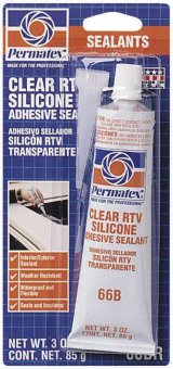Permatex Clear RTV Silicone 80050 Sealant, Adhesive, RTV, Clear, 3 oz. Tube, Each thumbnail 4