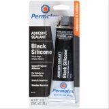 Permatex Black Silicone Adhesive Sealant 81158 Sealant, RTV, Silicone, Black, Non-Gasket Applications, 3.0 oz., Each thumbnail 2