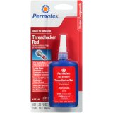Permatex High-Strength Red Threadlocker 27140 Thread Locking Compound, High Strength, Red, 1.22 fluid oz., Each thumbnail 1