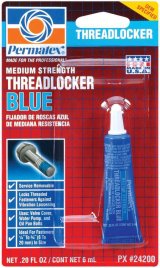 Permatex Medium Strength Blue Threadlocker 24200 Thread Locking Compound, Strength, Blue, 0.20 fluid oz., Each thumbnail 3