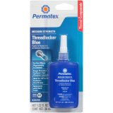 Permatex Medium Strength Blue Threadlocker 24240 Thread Locking Compound, Strength, Blue, 1.22 fluid oz., Each thumbnail 1
