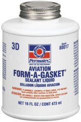 Permatex Aviation Form-A-Gasket 80017 RTV, Form-A-Gasket, Brown, 16 oz., Each thumbnail 2