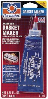Permatex Anaerobic Gasket Maker 51813 RTV, Maker, -65 To 300 degrees F Temperature Range, Red, 50 ml, Each thumbnail 2