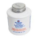 Permatex Aviation Form-A-Gasket 80019 RTV, Form-A-Gasket, -65 To 400 degrees F Temperature Range, Brown, 4 oz., Each thumbnail 2