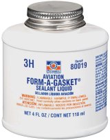 Permatex Aviation Form-A-Gasket 80019 RTV, Form-A-Gasket, -65 To 400 degrees F Temperature Range, Brown, 4 oz., Each thumbnail 4
