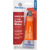 Permatex Sensor-Safe High-Temp Silicone Sealant 81422 RTV, Silicone, Red, 3 oz., Each thumbnail 1