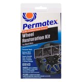 Permatex Paint 09143 PX WHEEL RESTORE KIT BLACK thumbnail 1