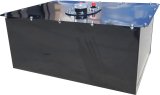 RCI Standard Circle Track 22 Gallons Fuel Cell 1222CD Cell, Steel with Plastic Bladder, Black Powdercoated, Gallons, Each thumbnail 2