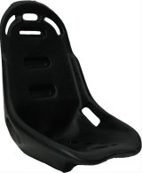 RCI Poly Lowback Seats 8020S Seat, Polyethylene, Black, Lowback, 20.5 in. Hip Width, Each thumbnail 1