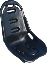 RCI Poly Lowback Seats 8020S Seat, Polyethylene, Black, Lowback, 20.5 in. Hip Width, Each thumbnail 3