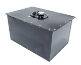 RCI Standard Circle Track 22 Gallons Fuel Cell 1222GD-L Cell, Steel with Plastic Bladder, SFI 28.3, Black Powdercoated, Gallons, Each thumbnail 2