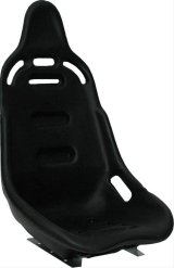 RCI Poly Highback Seats 8000S Seat, Polyethylene, Baja, Black, Highback, 20.5 in. Width, Each thumbnail 2