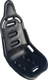 RCI Poly Highback Seats 8000S Seat, Polyethylene, Baja, Black, Highback, 20.5 in. Width, Each thumbnail 3