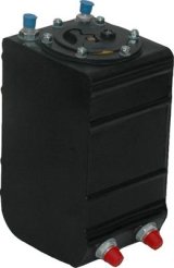 RCI Drag Race 1 Gallon Fuel Cell 1010D Cell, Gallon, Plastic, Black, -8AN, Each thumbnail 1