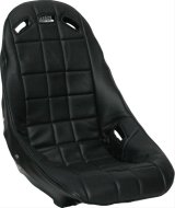 RCI Poly Lowback Seat Covers 8021S Cover, Black, Vinyl, Fits RCI-8020 Series, Each thumbnail 1