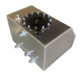 RCI Air/Ice Fuel Cooler Tanks 2040K Intercooler Tanks, RCI, Cooler, Aluminum, Natural, 4 Gallons, 10 in. Long, 12 in. Wide, 8 in. Tall, 8 AN Rollover Vent, Each thumbnail 1