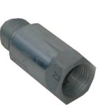 RCI Fuel Cell Tip Valves 7021A Fitting, Over Valve, Aluminum, Natural, Female -8 AN to Male -8 AN, Each thumbnail 2