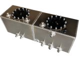 RCI Air/Ice Cooler Tank and Fuel Cell Combos 2040M Intercooler Tanks, RCI, Combo, Aluminum, Natural, 4 Gallons, 10 in. Long, 24 in. Wide, 8 in. Tall, 8 AN Rollover Vent, Each thumbnail 1