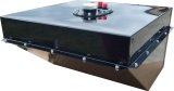 RCI Wedge Circle Track 22 Gallons Fuel Cell 1222FD Cell, Steel with Plastic Bladder, Black Powdercoated, Gallons, Each thumbnail 1