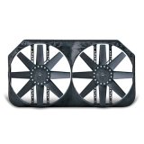 15 Inch 5,500 CFM Flex-A-Lite Direct-Fit Dual Electric Fan 105395 Fan, Dual, in. Diameter, Puller, cfm, Black, Plastic, Ford, Lincoln, Each thumbnail 1