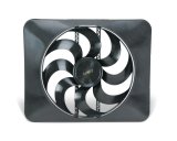 15 Inch 3,300 CFM Flex-A-Lite Black Magic Xtreme Series Electric Fan 104349 Fan, Extreme, Single, Puller, cfm, Plastic, Black, Dodge, 5.7L, Each thumbnail 2