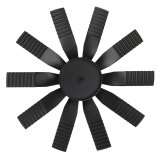 16 Inch 2,660 CFM Flex-A-Lite Flex-Wave Electric Fan 116544 Fan, Flex-Wave, Single, in. Diameter, cfm, Black, 11.00 amps, Each thumbnail 2