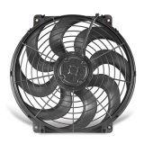 14 Inch 1,530 CFM Flex-A-Lite Syclone S-Blade Electric Fan 104360 Fan, S-Blade, in. Diameter, Reversible, cfm, Black, Plastic, Each thumbnail 1
