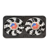 12.13 Inch 2,500 CFM Flex-A-Lite Low-Profile S-Blade Electric Fan 105422 Fan, Dual, 12 in. Diameter, S-Blade, Puller, cfm, Black, Plastic, Each thumbnail 2