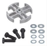 Flex-A-Lite Mechanical Fan Spacers 106786 Spacer, Aluminum, 1/2 in. Thick, 5/8 in. Pilot, Spacer, Bolts, Washers, AMC/GM, Kit thumbnail 1