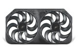 15 Inch 6,000 CFM Flex-A-Lite Electric Fan 104703 Fan, Dual, in. Diameter, Puller, cfm, Black, Nylon, Each thumbnail 2