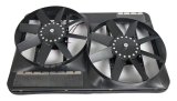 13.5 Inch 4,600 CFM Flex-A-Lite Direct-Fit Electric Fan 104242 Fan, Dual, 13.500 in. Diameter, Puller, cfm, Black, Plastic, Kit thumbnail 2