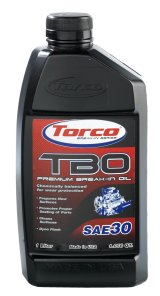 30 Torco TBO Premium Break-In Oil A100030CE Engine Oil, Oil, Petroleum Base, 30W, 1 Liter, Each thumbnail 1