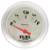 Equus 8000 Series Gauges E8361 Gauge, Series, Fuel Level, Empty-Full, 2 in., White Face, Analog, Electrical, Each thumbnail 1