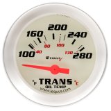 Equus 8000 Series Gauges E8241 Gauge, Series, Transmission Temperature, 100-280 degrees F, 2 in., Analog, Electrical, White Face, Each thumbnail 2