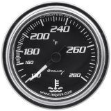 Equus 7000 Series Gauges E7242 Gauge, Series, Water Temperature, 130-280 degrees F, 2 in., Black Face, Analog, Mechanical, Each thumbnail 1