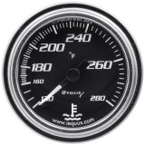Equus 7000 Series Gauges E7242 Gauge, Series, Water Temperature, 130-280 degrees F, 2 in., Black Face, Analog, Mechanical, Each thumbnail 2