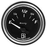 Equus 7000 Series Gauges E7361 Gauge, Series, Fuel Level, Empty-Full, 2 in., Black Face, Analog, Electrical, Each thumbnail 1