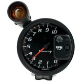 Equus Gauges E6080 GAUGE, TACHOMETER, 5", 10K RPM, PEDESTAL W/ EXT. SHIFT-LITE, BLACK,6000 SERIES thumbnail 2