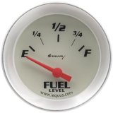 Equus 8000 Series Gauges E8362 Gauge, Series, Fuel Level, Empty-Full, 2 in., White Face, Analog, Electrical, Each thumbnail 1